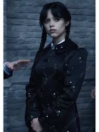 Wednesday Addams Floral Coat - Product from Jackets Junction