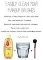 Clean Makeup Brushes on Pinterest Makeup Brushes, Brushes