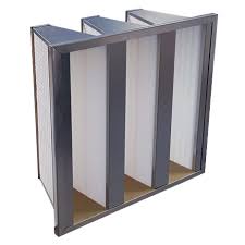 High-Capacity Deep-Pleat Galvanized V-Compact Filter | Dust ...