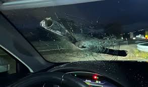 Sur l’A7, à 130 km/h, une barre de fer transperce son pare-brise : « Dans l'esprit de ma femme, j'étais mort »