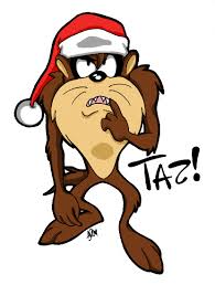 Image result for CHRISTMAS TAZ GIFS