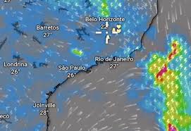 Ciclone pode provocar volumes extremos de chuva a partir de sexta-feira(30)