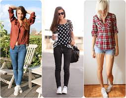 Resultado de imagem para LOOK COM tenis branco feminino