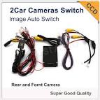 Car Front Rear View Parking Backup Camera Video Switch 2. - 