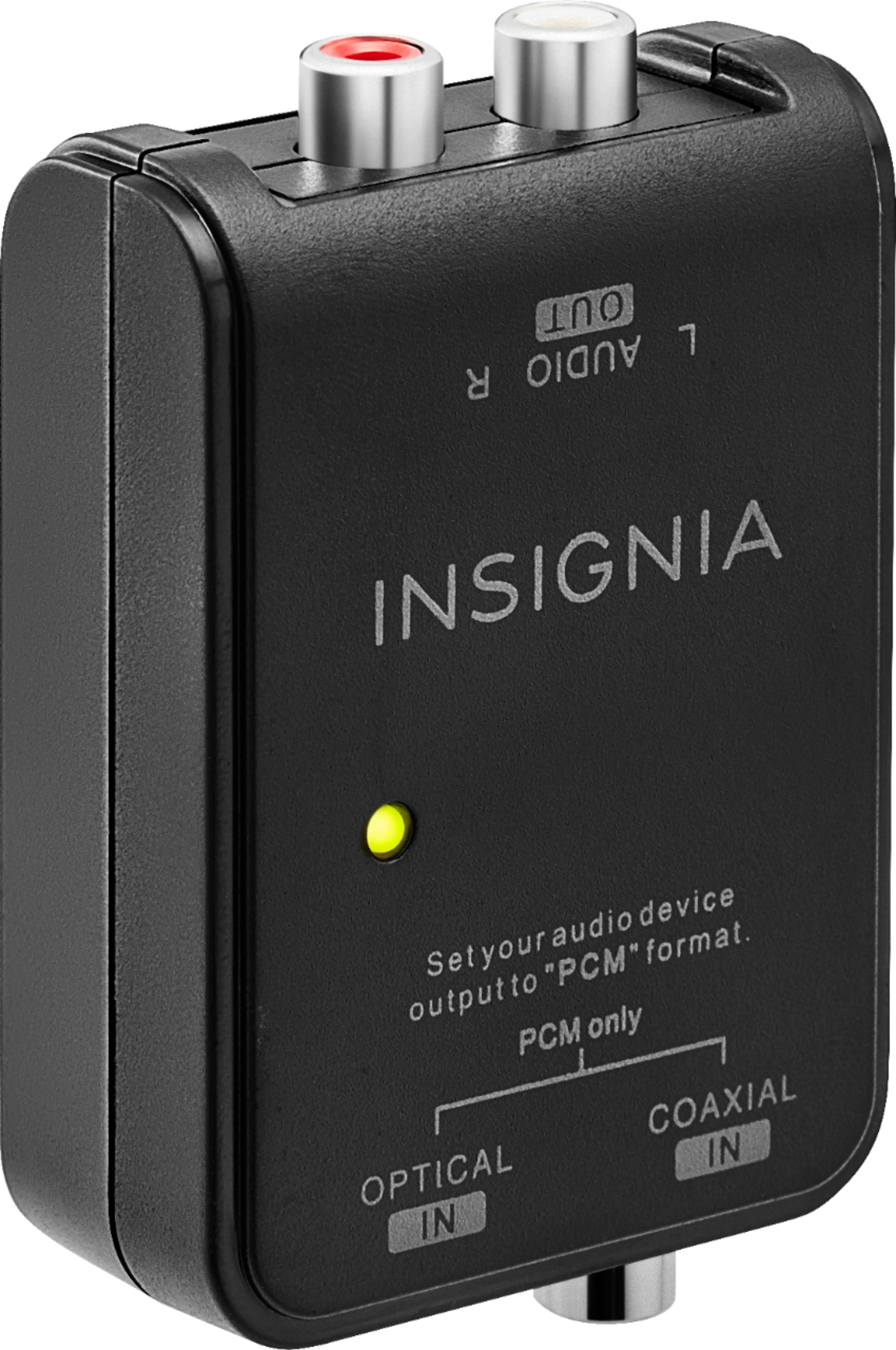 Insignia Optical/Coaxial Digital-to-Analog Audio Converter
