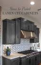 How to paint laminate kitchen cabinets Bunnings Warehouse