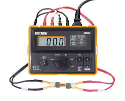 Extech 380460 Precision Milliohm Meter, 4-Wire Kelvin, 0.1 ...