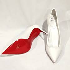 Christian Louboutin | Shoes | New Christian Louboutin White Leather Pumps Heels With Cl Logo In Size 39 | Poshmark