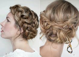 Fasten with bobby pins and you&#39;re all set! Lovely Braids. And since I&#39;m crazy for braids lately, I love up-dos that incorporate several braids into one ... - braid-buns