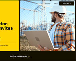 Image of construction site with a banner or sign that says Tender Notice or Invitation to Bid