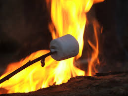 Resultado de imagen para BOMBONES MALVAVISCOS QUEMADOS EN LA FOGATA