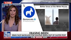 Democrats face backlash after leaving Biden out of Easter post