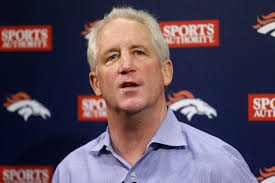 Denver Broncos head football coach John Fox speaks at a news conference at the NFL team&#39;s headquarters in Englewood, Colo., on Monday, Dec. 2, 2013. - John-Fox-5