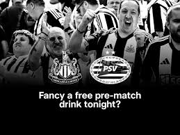 Cheers for the support: Free drink for fans attending PSV clash
