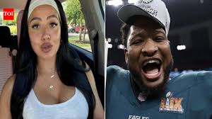 Eagles' Fred Johnson accused of dumping 8-Month pregnant girlfriend to go on Hinge