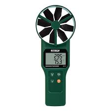 Extech AN310 Large Vane CFM/CMM Anemometer/Psychrometer ...