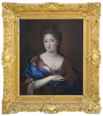 Portrait européen à l'huile du XVIIIe siècle