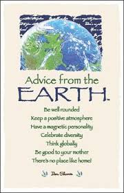 Save Mother Earth Quotes Advice from the earth | Earth Day With ... via Relatably.com