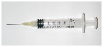 Exel International 5 to 6cc Syringe with Needle, Luer Lock ...