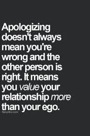 Apologizing Quotes on Pinterest | Sorry Quotes, Lucky Girl Quotes ... via Relatably.com