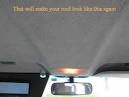 How to repair sagging headliner -