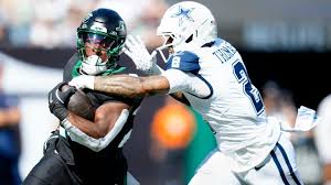 Breece Hall in action during an NFL game