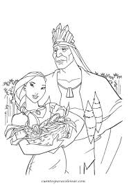 Resultado de imagen de pocahontas para colorear