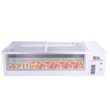 MUXUE Table Top Display Cooler for Snack Cart Meat Display ...