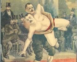 Osmanlı Devleti'nde güreş resmi