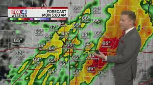 FOX4 Forecast: Storms overnight, then more storms Monday night