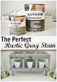 Rustic gray wood stain