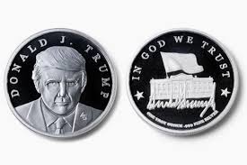 No cents of shame: Trump unveils new commemorative coin for $100 in latest 
merchandise grab