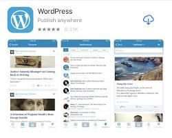 Image of WordPress blogging app