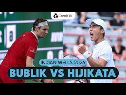 Video : Rinky Hijikata defeats Alexander Bublik at Indian Wells 2026 – Round 3