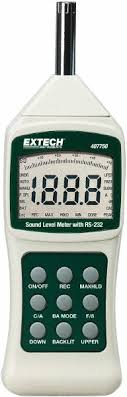 Extech - A and C Frequency Weight, LCD Display Sound Meter ...