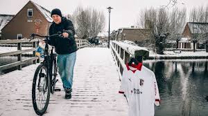 Frio e neve na Holanda: Deventer pintada de branco a horas do jogo do Sp. Braga