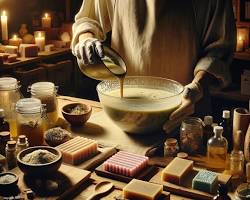 Image of traditional Cambodian soapmaking process