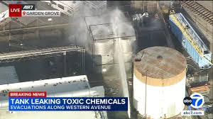 Garden Grove Chemical Leak Prompts Evacuations