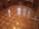 Hardwood parquet flooring