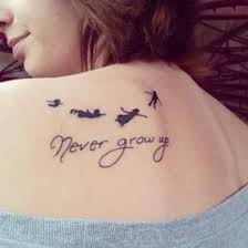 Resultado de imagen de peter pan tattoo