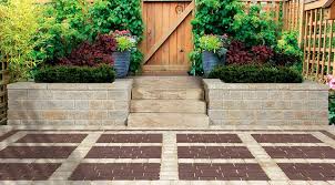 Image result for photos of beautiful landscaping with interlocking stones