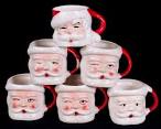 Unique vintage santa mugs related items Etsy