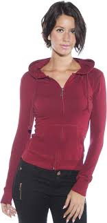 Women's Basic Zip Up Hoodie, Gray