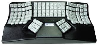 Resultado de imagen para teclado ergonomico  y  sus partes