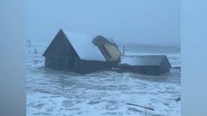 Snow And Houses Fall: Nor’Easter Claims Outer Banks Homes