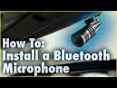Car stereo with microphone
