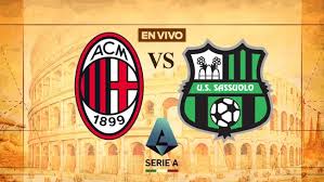 AC Milan vs Sassuolo EN VIVO Serie A Jornada 15