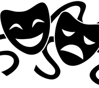 Znalezione obrazy dla zapytania maski teatralne