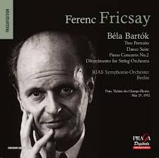 Ferenc Fricsay : Béla Bartok . Paris, May 25, 1952. Description. Reconstitution of the fabulous Bartók concert given by Fricsay and his orchestra on May 25, ... - Cover_Fricsay_Bartok_350108