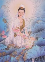 Image result for mother mary, quan yin, green and white tara